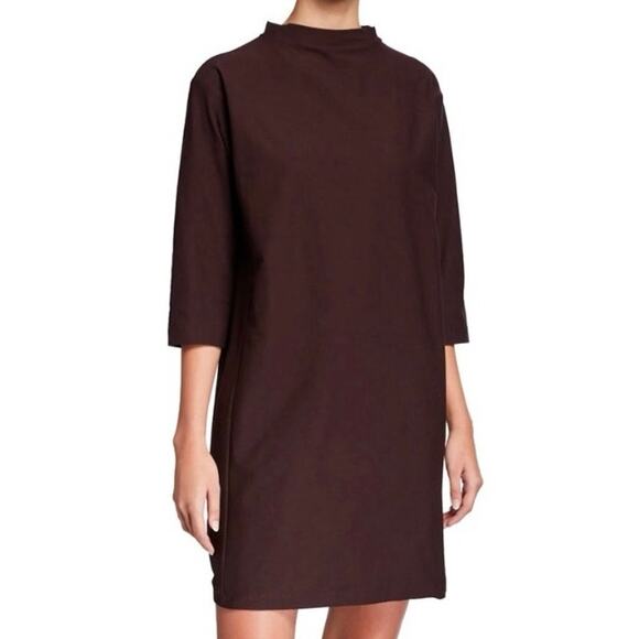Eileen Fisher NWT Funnel Neck Dress - Picture 2 of 6